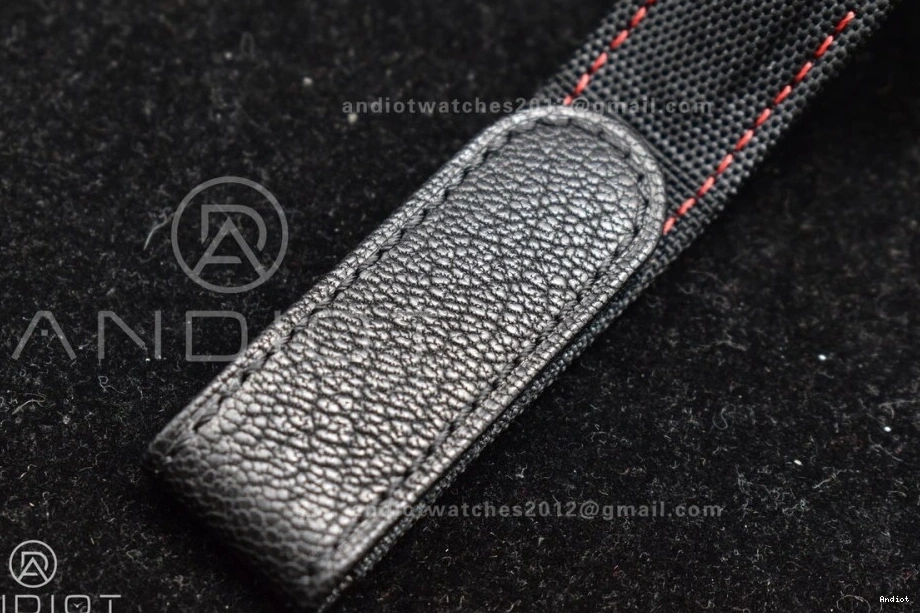 Nylon VSF Carbon Submariner VS3135 Edition Dial Best Black DIW on Red 1:1 Black Strap 0208